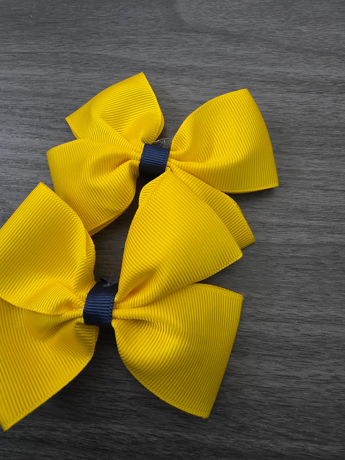 Yellow and Blue Bow