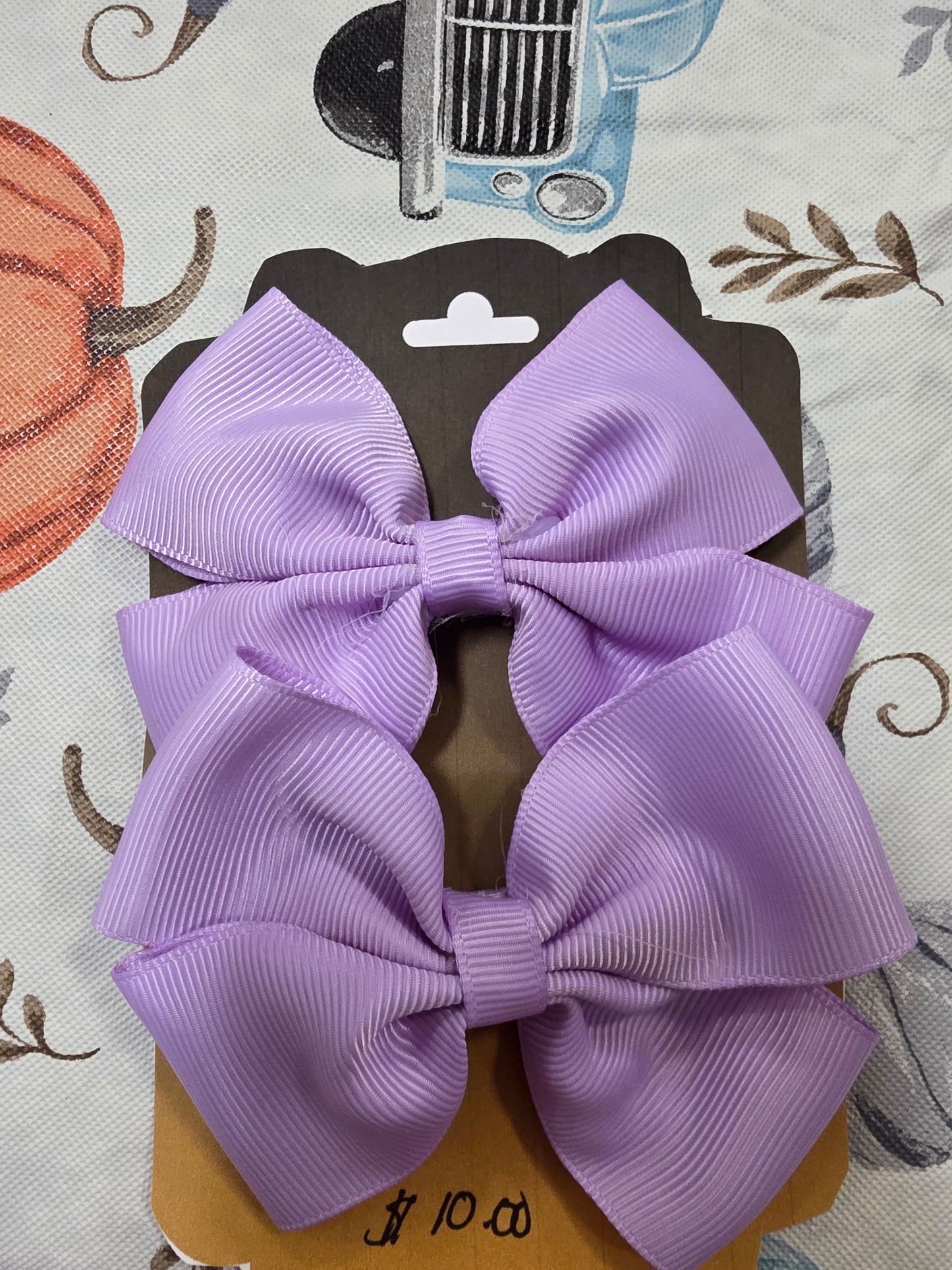 Purple Hair Bows