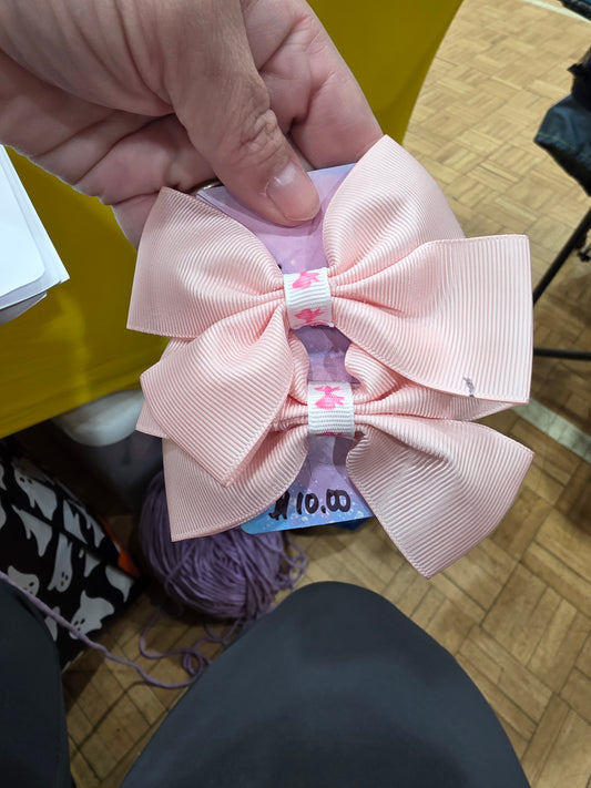 Pink Hair Bows