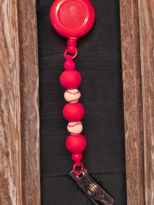 Baseball Badge Reel