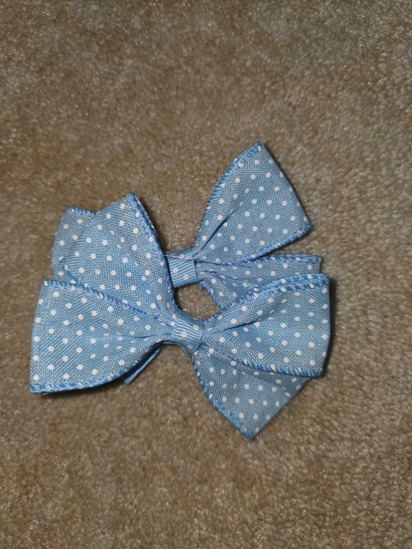 Blue with white dots