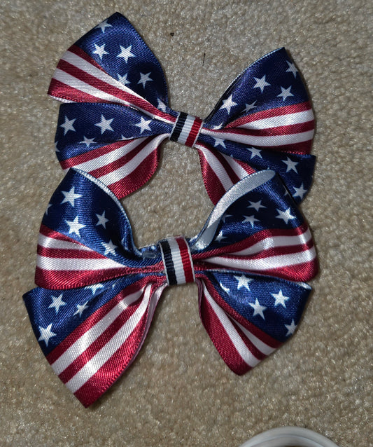 American Flag Bows